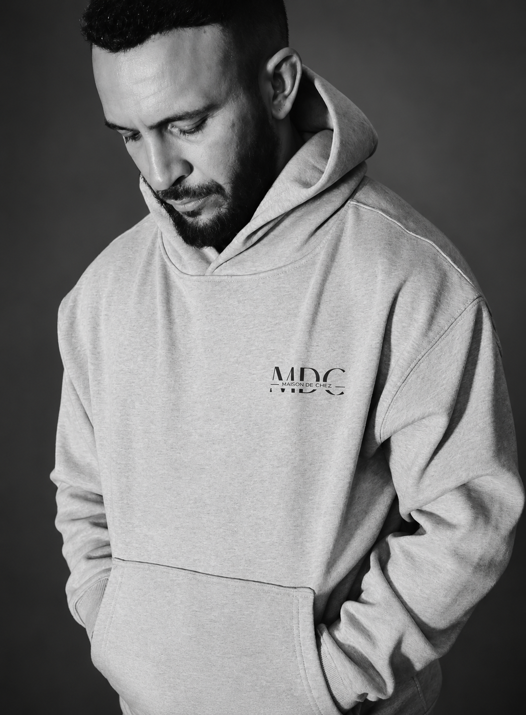 MDC Unisex Signature Hoodie Black /Grey