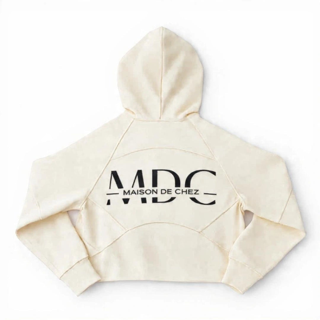 MDC Cream Yoga Half Zip Hoodie
