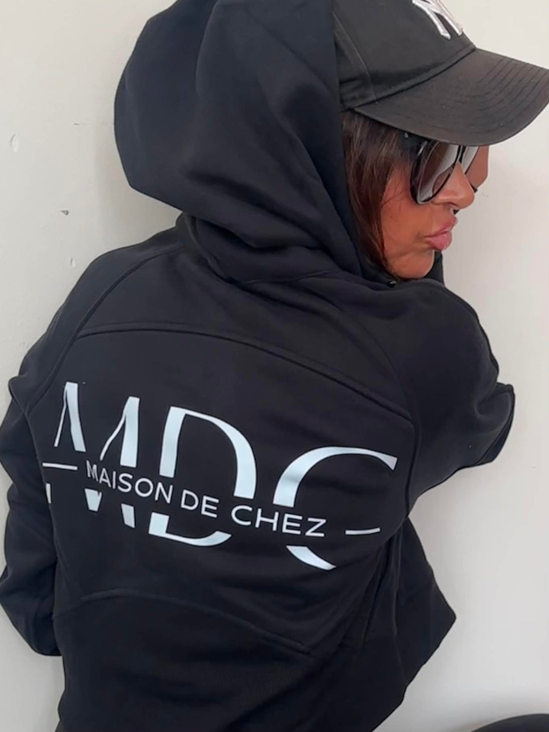 MDC Black Yoga Half Zip Hoodie